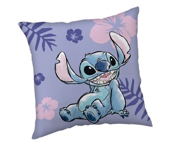 JERRY FABRICS Mikroplyšový polštářek Lilo and Stitch  Polyester, 40/40 cm