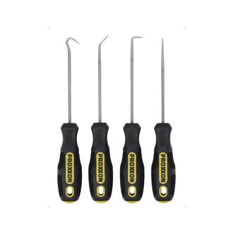 Sada 4ks MICRO háků, průměr čepele: O 3mm. délka čepele: 80mm, celková délka: 155mm