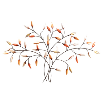 Strom kovový - nástěnná dekorace