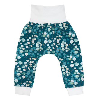 Dětské tepláky Eucalyptus; Barva: zelená; Velikost: 86