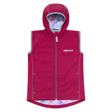 Dětská softshellová dvojitá vesta  Duha vel. 122 - 146; Barva: fuchsiová; Velikost: 122