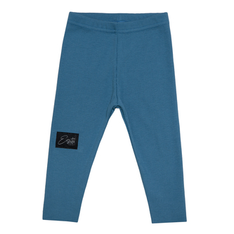 Rostoucí žebrované legíny Color Blue; Barva: modrá; Velikost: 98 - 104