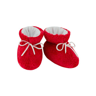 Kojenecké botičky Lara velké; Barva: červená; Velikost: 1. ( 2 - 5 měs.)