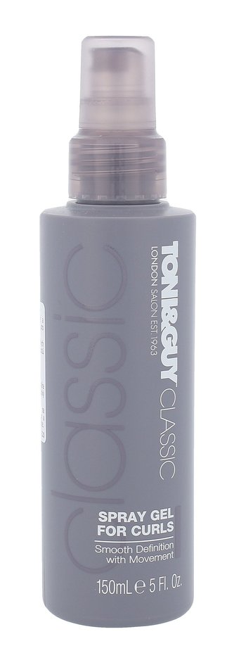 Toni&Guy Sprej pro zvýraznění vlnitých vlasů (Spray Gel For Curls) 150 ml woman