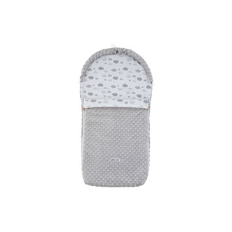 Autofusak Minky Silver; Barva: stříbrná; Velikost: 85 x 42 cm