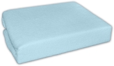 Nepromokavé froté prostěradlo do kočárku 75 x 35 - modré; 75x35