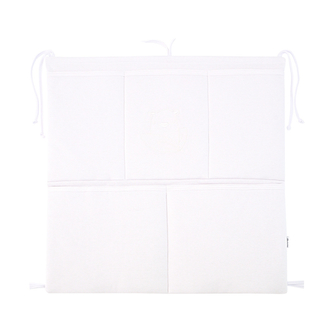 Kapsář na postýlku jednobarevný Brumla; Barva: šedá; Velikost: 53 x 53 cm