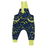 Rostoucí tepláky s laclem Shark vel. 68 - 98; Barva: modrá; Velikost: 80 - 86