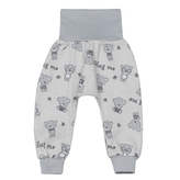 Dětské tepláky Teddy bears Grey; Barva: šedá; Velikost: 56