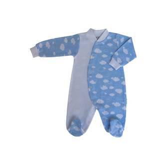 Kojenecký overal Obláček vel. 74 až 86; Barva: obláček šedá; Velikost: 86