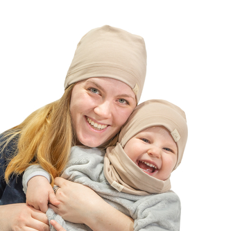 Jarní čepice Latté; Barva: béžová; Velikost: 40