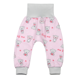 Dětské tepláky Teddy bears Pink; Barva: růžová; Velikost: 62