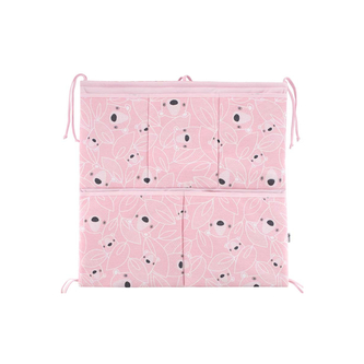 Kapsář na postýlku Brumla; Barva: růžová; Velikost: 53 x 53 cm