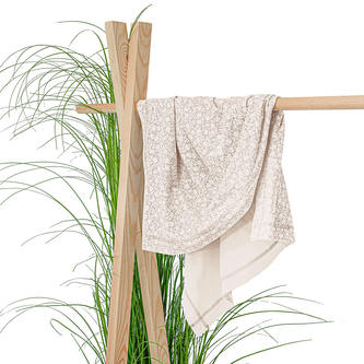 Dvojitá letní deka pro miminko Zája Light cream; Barva: smetanová; Velikost: 75 x 100 cm