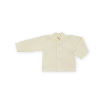 Kojenecký kabátek plyšový jednobarevný; Barva: modrá; Velikost: 74