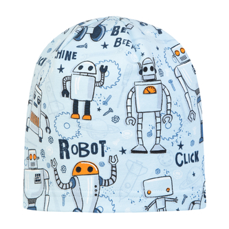 Jarní čepice Robot; Barva: modrá; Velikost: 40