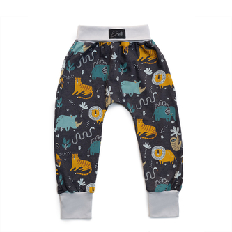 Rostoucí dětské tepláky Safari; Barva: šedá; Velikost: 98