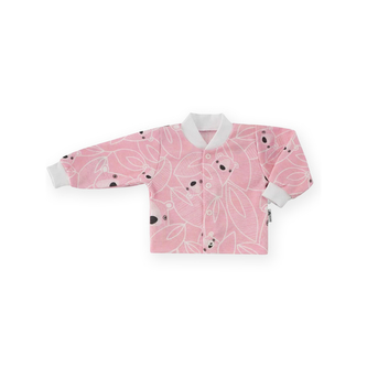 Kojenecký kabátek Brumla vel. 56 až 68; Barva: růžová; Velikost: 68