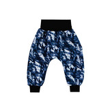 Dětské tepláky Radovan vel. 56 až 68; Barva: bílo-modrá; Velikost: 56