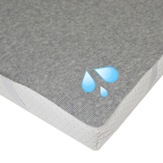 Nepropustný chránič matrace froté Warm grey 70 x 140 cm; Barva: šedá; Velikost: 70 x 140 cm