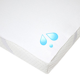 Nepropustný chránič matrace froté White 60 x 120 cm; Barva: bílá; Velikost: 60 x 120 cm