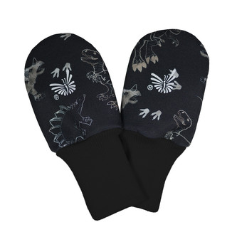 Rukavice softshell bezpalcové Dinoušek Čerňák; Barva: černá; Velikost: 74 - 80