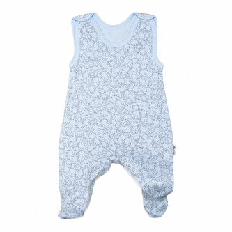 Kojenecké dupačky Zája Soft Blue; Barva: modrá; Velikost: 50