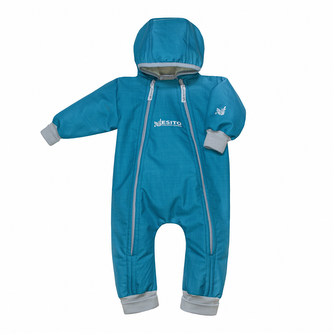 Rostoucí zimní softshellová kombinéza Lamb Petrol; Barva: petrolejová; Velikost: 92 - 98