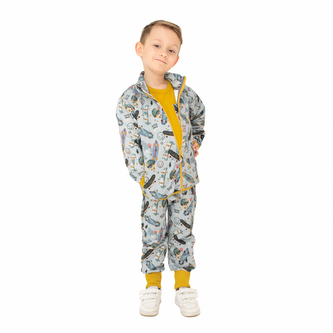 Dětská mikina Tobias; Barva: šedá; Velikost: 80