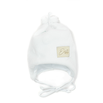 Dětská zimní čepice Mikroplyš White star; Barva: bílá; Velikost: 34