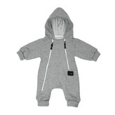 Overal pro miminko rostoucí svetrový Cool grey; Barva: šedá; Velikost: 62 - 68
