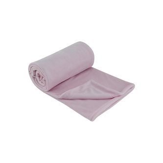 Jarní dětská deka dvojitá plyš jednobarevná; Barva: modrá; Velikost: 75 x 100 cm