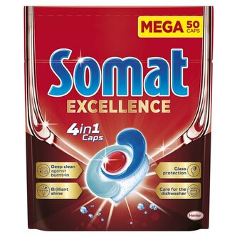 Somat tablety do myčky Excellence 4v1 50 ks