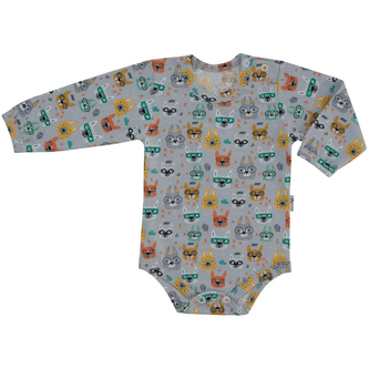 Bodyčko DIGITÁL Lama; Barva: šedá; Velikost: 98