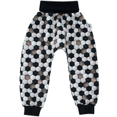 Dětské tepláky Mozaika; Barva: černá; Velikost: 74