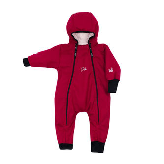 Rostoucí zimní softshellová kombinéza Lamb Red; Barva: červená; Velikost: 86 - 92