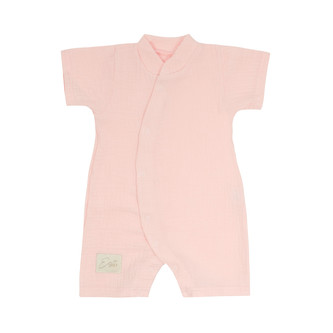 Letní overal pro miminko mušelín Pink; Barva: růžová; Velikost: 56