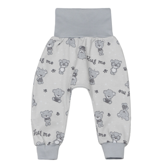 Dětské tepláky Teddy bears Grey; Barva: šedá; Velikost: 62