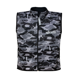 Dětská softshellová vesta Maskáč vel. 122 - 146; Barva: zelená; Velikost: 122