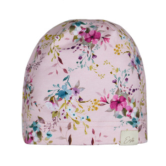 Jarní čepice Květinky; Barva: růžová; Velikost: 48