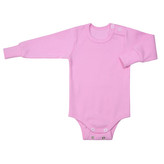Rostoucí body žebrované Color Pink; Barva: růžová; Velikost: 56 - 62