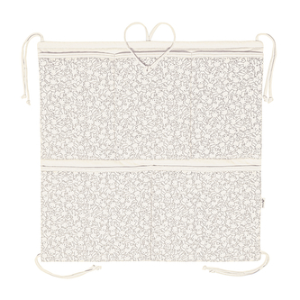 Kapsář na postýlku Zája Light cream; Barva: smetanová; Velikost: 53 x 53 cm