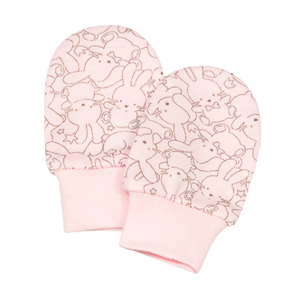 Bavlněné rukavičky pro miminko Zája Delicate pink; Barva: růžová; Velikost: 62