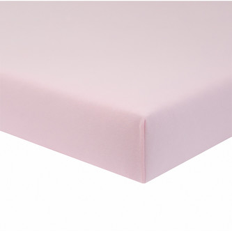Prostěradlo do postýlky Zája Delicate pink jednobarevné; Barva: růžová; Velikost: 60 x 120 cm