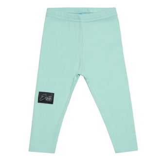 Rostoucí žebrované legíny Color Mint; Barva: mintová; Velikost: 104 - 110