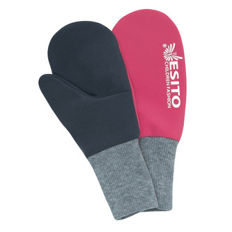 Palcové rukavice softshell DUO Pink; Barva: růžová; Velikost: 1 - 2 roky