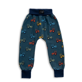 Rostoucí dětské tepláky Traktor; Barva: petrolejová; Velikost: 110