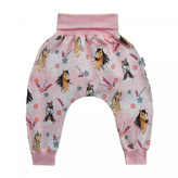 Dětské tepláky Horse vel. 56 až 86; Barva: růžová; Velikost: 80