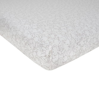 Dětské prostěradlo do postýlky Zája 60 x 120 cm, potisk Cream; Barva: smetanová; Velikost: 60 x 120 cm