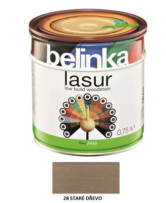 Belinka Lasur 0,75l 28 Staré dřevo